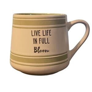Live Life In Full Bloom Ceramic Coffee Mug